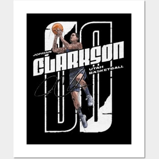 Jordan Clarkson Utah Stretch Posters and Art